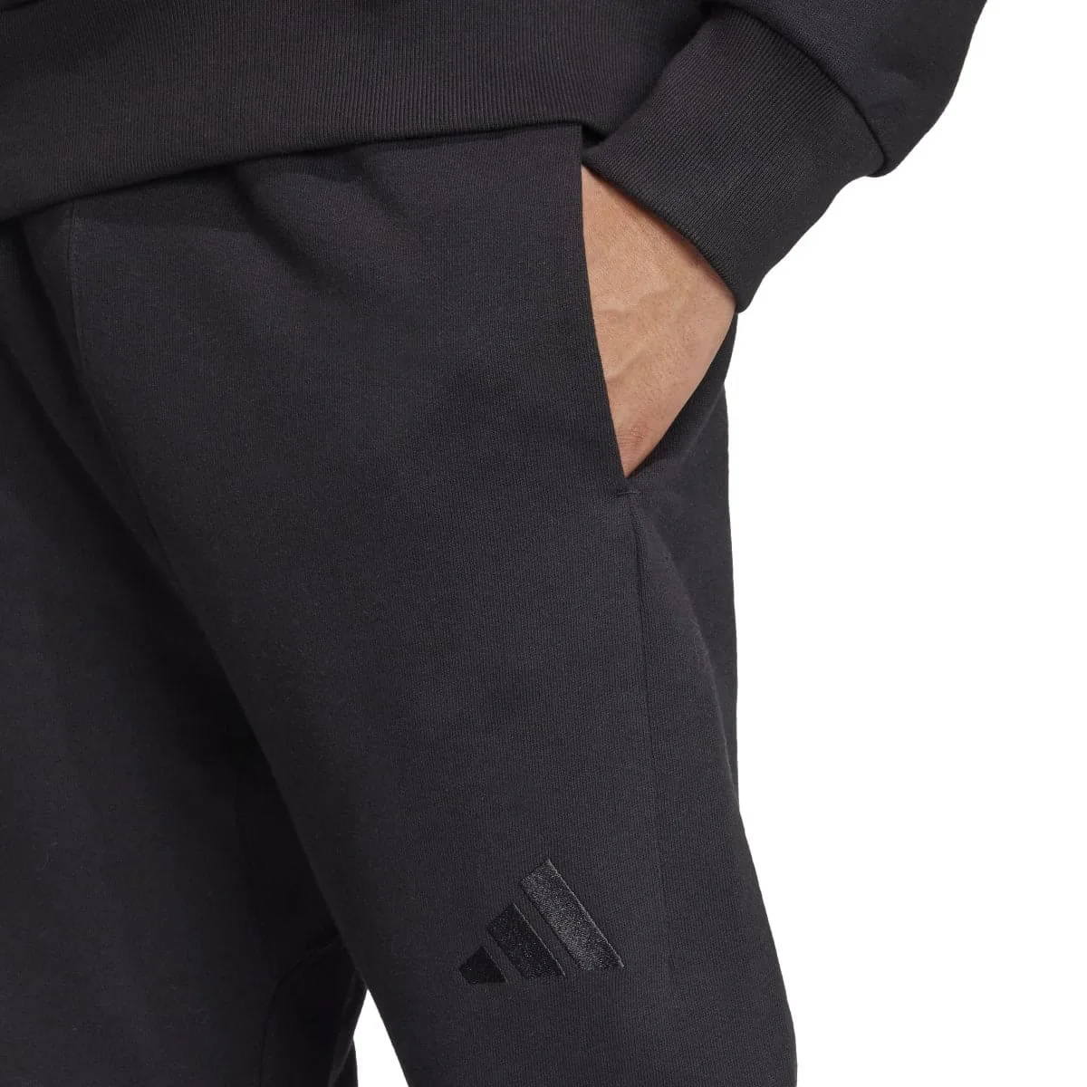 Adidas ALL SZN FT Pants IV5216 | Juodos Vyriškos Sportinės Kelnės