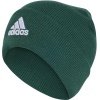 Adidas kepurė žieminė, unisex, žalia su užlenkimu, siuvinėtas logotipas, Logo Beanie Cuf IY7831