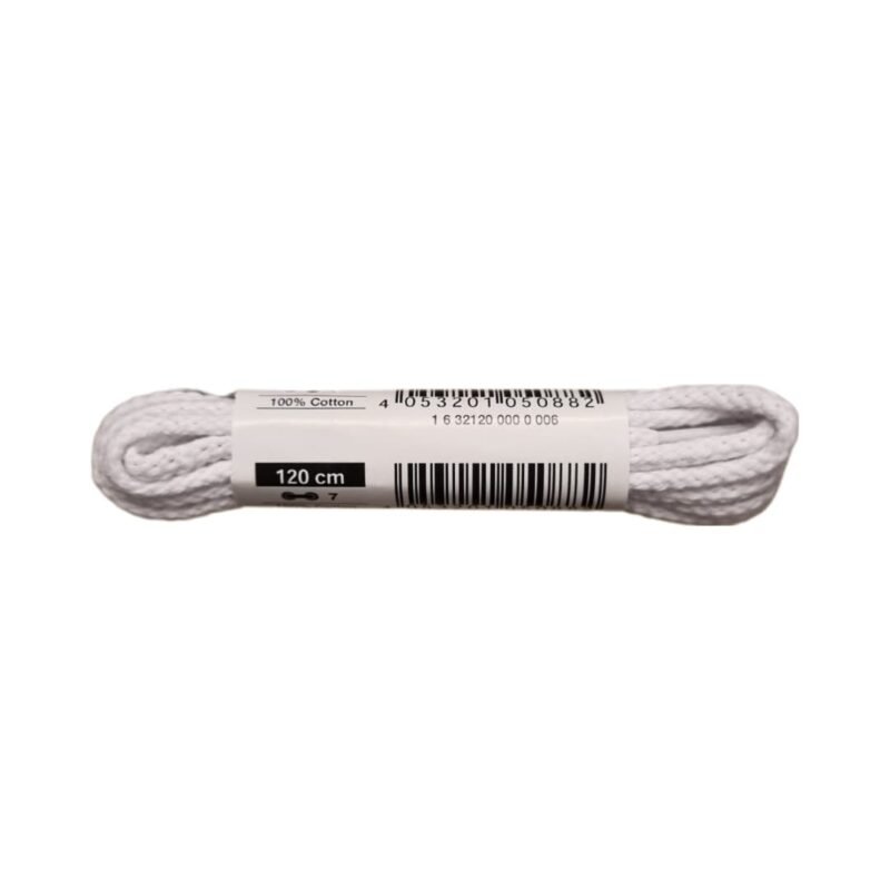 Batų Raišteliai Bama 120cm Apvalūs Balti 050882 - Image 3