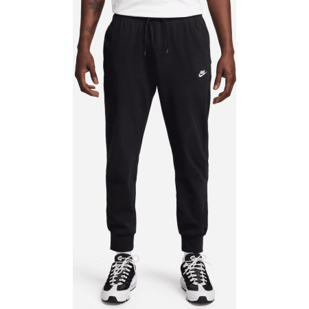Nike vyriškos juodos kelnės Club Knit Jogger FQ4330-010 – patogios sportinės kelnės vyrams.
