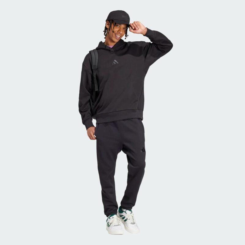 Adidas Kelnės Vyrams Juodos Regular Tapered FL Pants IX1246 - Image 3
