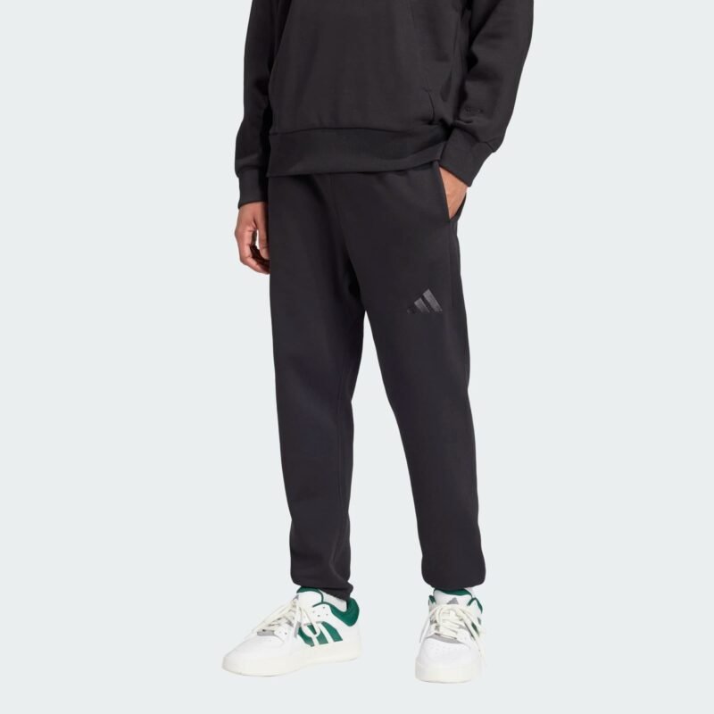 Adidas vyriškos sportinės kelnės Essentials All SZN Fleece Regular Tapered Pants IX1246 Juoda
