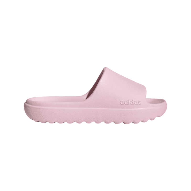Rožinės Adidas Adilette Lumia Slide JQ7460 šlepetės su logotipu, skirtos vyrams ir moterims, puikiai tinka prie baseino, į kelionę ar kasdieniam dėvėjimui.