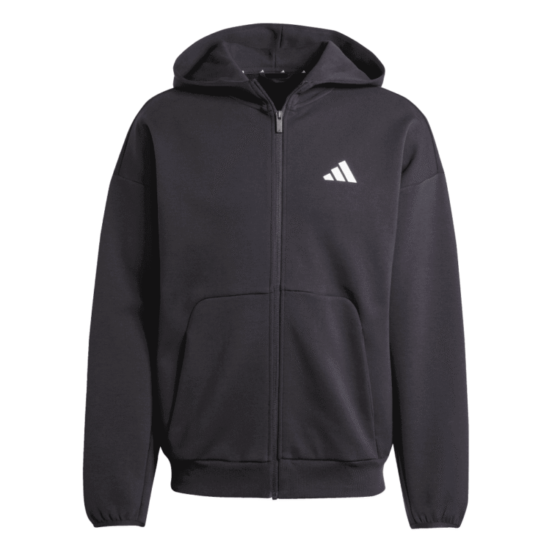 Adidas Džemperis Su Gobtuvu Vyrams Juodas M FI Hoodie JI8768 - Image 6