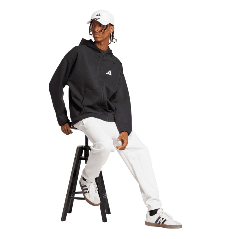 Adidas Džemperis Su Gobtuvu Vyrams Juodas M FI Hoodie JI8768 - Image 3