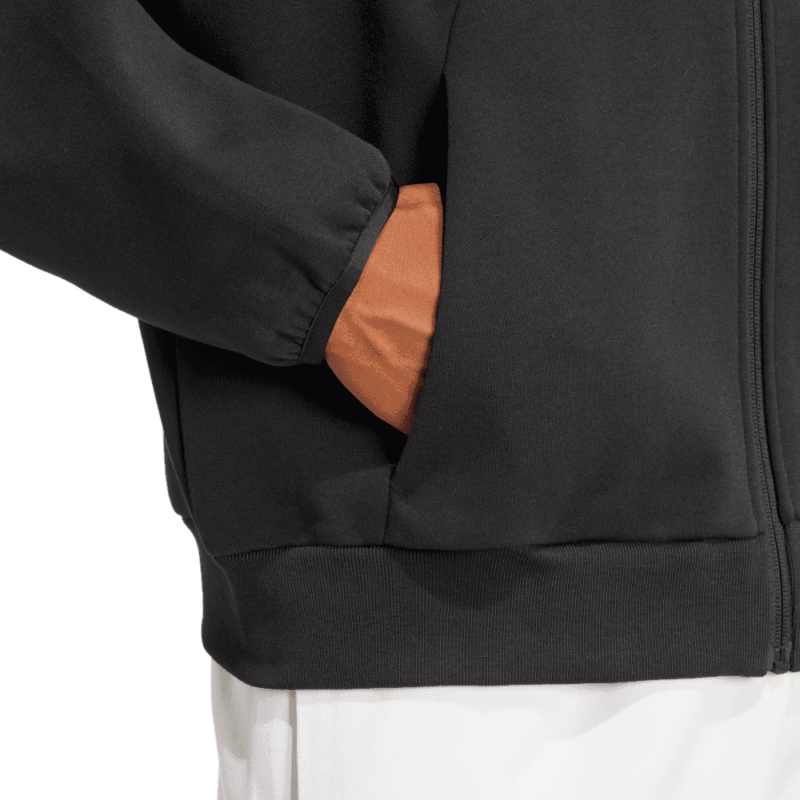 Adidas Džemperis Su Gobtuvu Vyrams Juodas M FI Hoodie JI8768 - Image 5