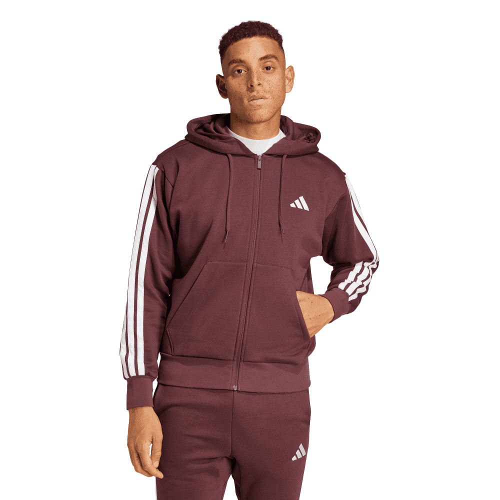 Adidas Džemperis Vyrams Su Gobtuvu Rudas FT Hoodie JD1866 - Image 3