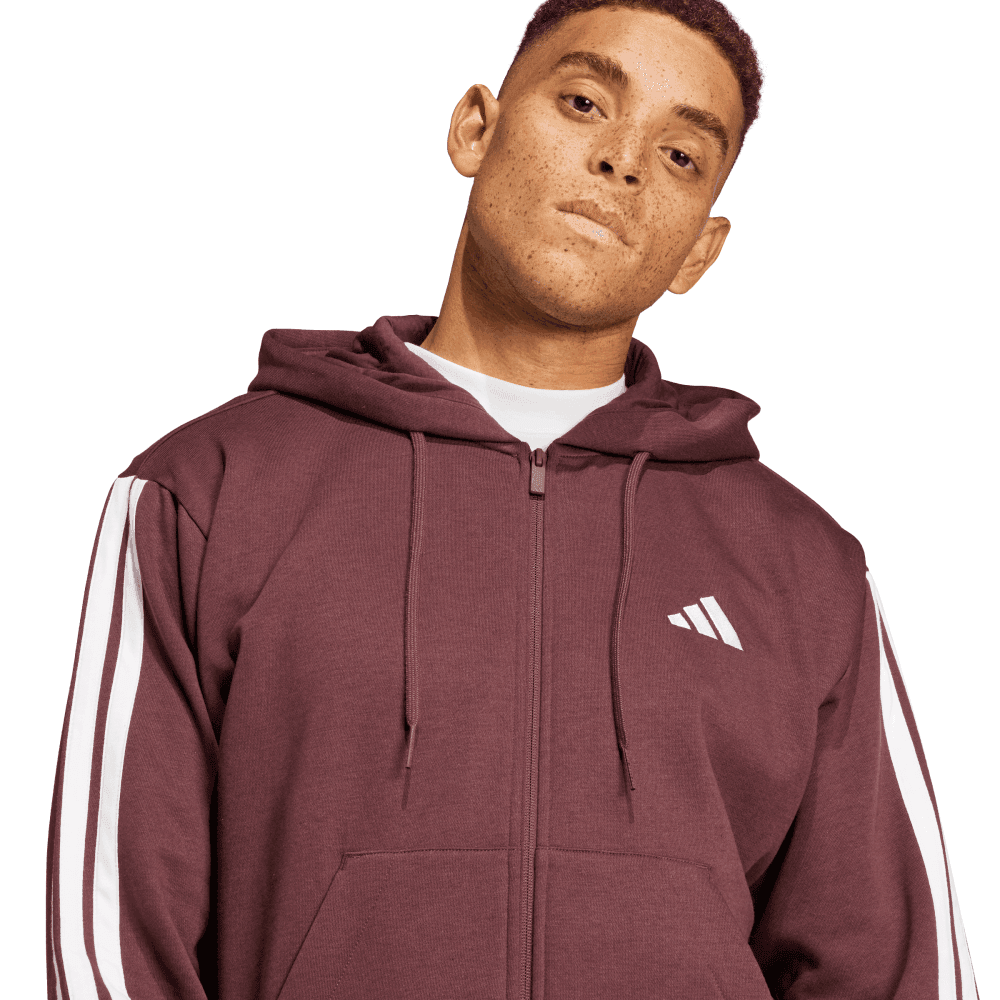 Adidas Džemperis Vyrams Su Gobtuvu Rudas FT Hoodie JD1866 - Image 4