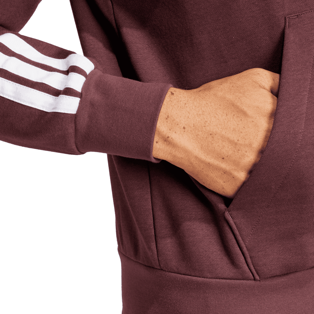Adidas Džemperis Vyrams Su Gobtuvu Rudas FT Hoodie JD1866 - Image 5
