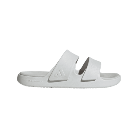 Baltos unisex basutės šlepetės su lipdukais Adidas Znsory Sandals JI1856.