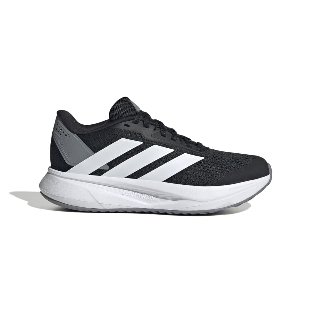 Juodi vaikiški bėgimo batai Adidas Duramo SL su baltomis juostelėmis, modelis IH3592.