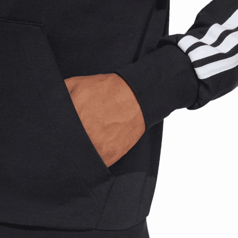 Adidas Džemperis Vyrams Su Gobtuvu Juodas FT Hoodie JD1877 - Image 5