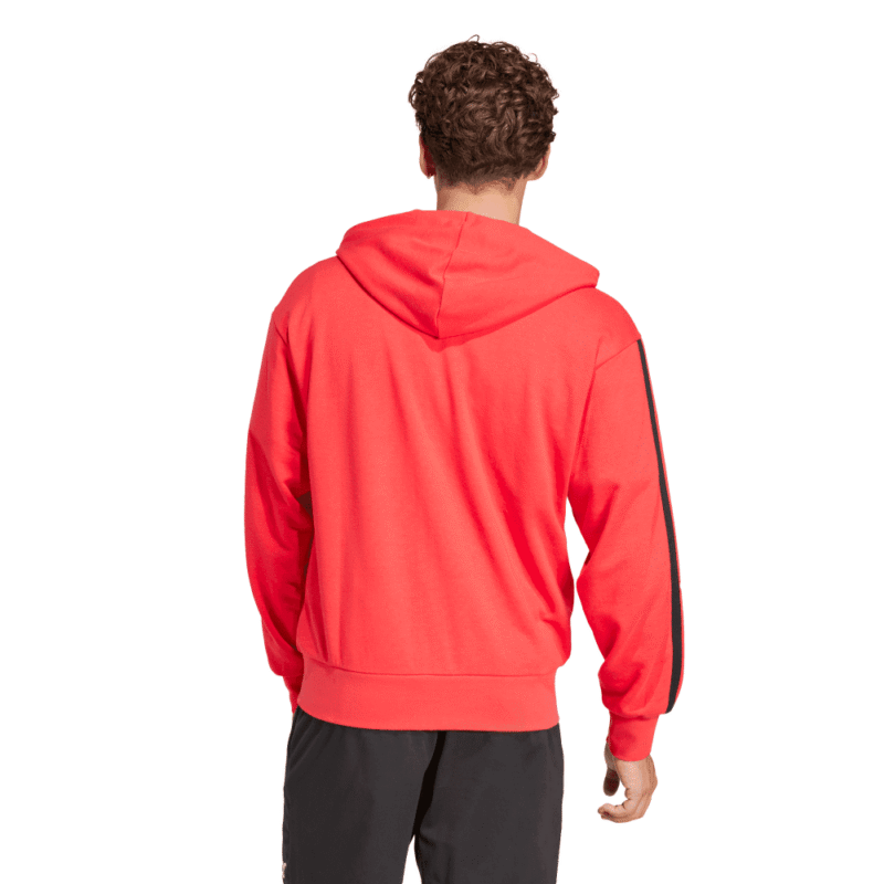Adidas Džemperis Vyrams Su Gobtuvu Raudonas FT Hoodie JD1876 - Image 2