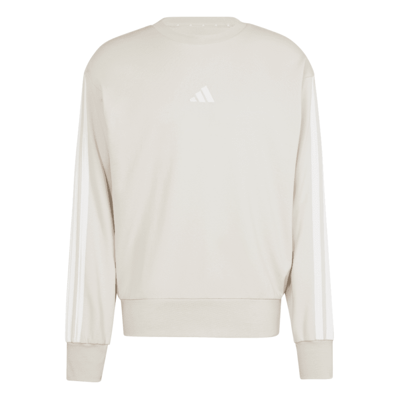 Adidas Džemperis Vyrams Smėlio 3-Stripes FT Sweatshirt JE6377 - Image 6