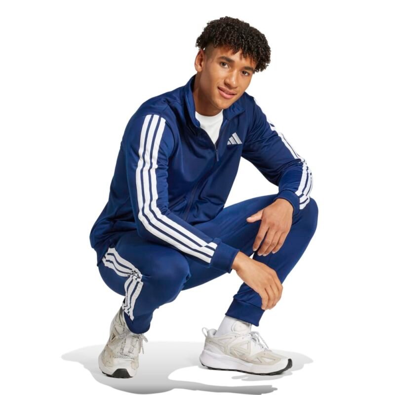 Adidas Sportinis Kostiumas Vyrams Mėlynas 3s Tracksuit JI8859 - Image 3