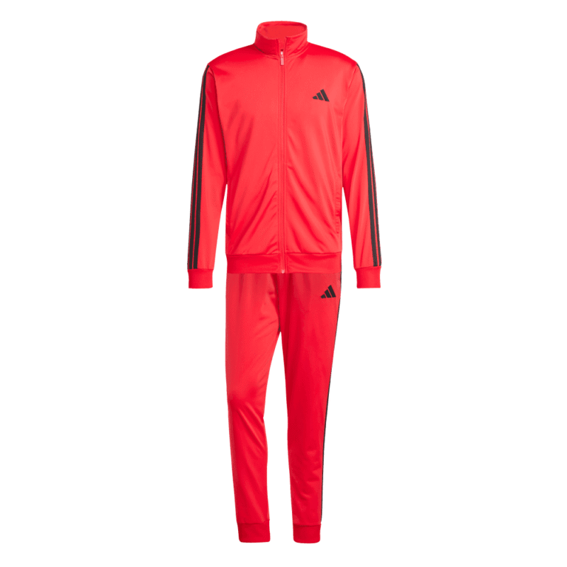 Adidas Sportinis Kostiumas Vyrams Raudonas 3s Tracksuit JI8852 - Image 6