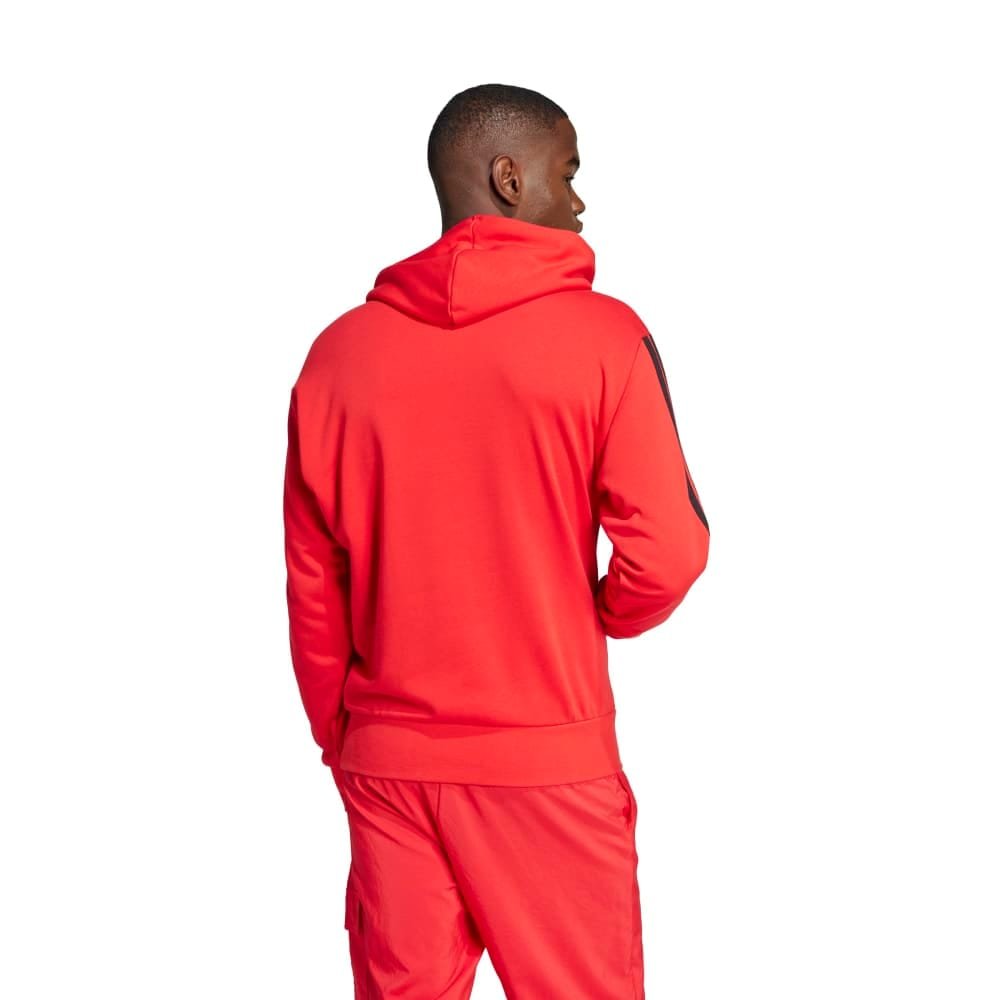 Adidas Džemperis Vyrams Su Gobtuvu Raudona FT Hoodie JD1873 - Image 2