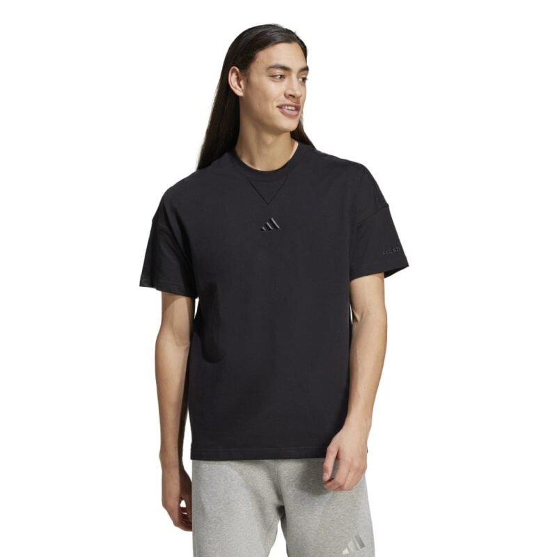 Adidas Marškinėliai Vyrams Medvilnė Juoda All Szn Tee IY4150 - Image 5