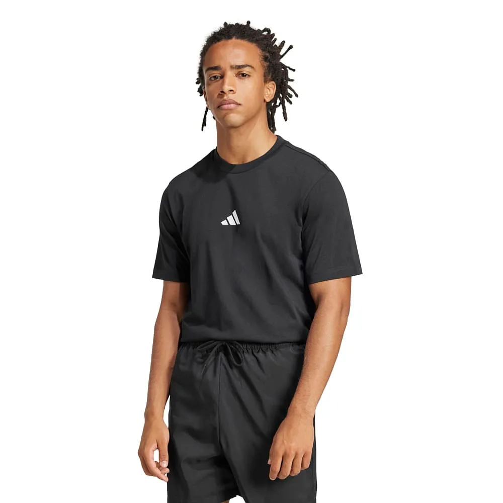 Adidas Marškinėliai Vyrams Medvilniniai Juodi SJ T-Shirts JE9024