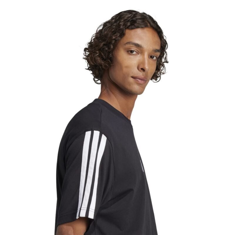 Adidas Marškinėliai Vyrams Medvilniniai 3-Juostos T-Shirts JW1949 - Image 4