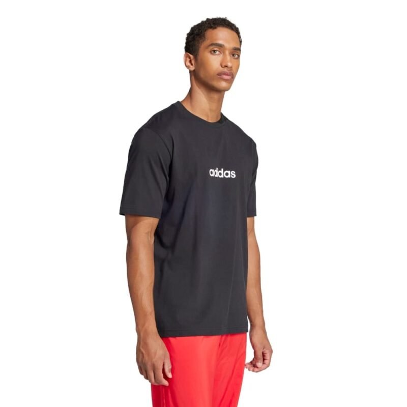 Adidas Marškinėliai Vyrams Medvilniniai Juodi T-Shirts JE8993 - Image 3