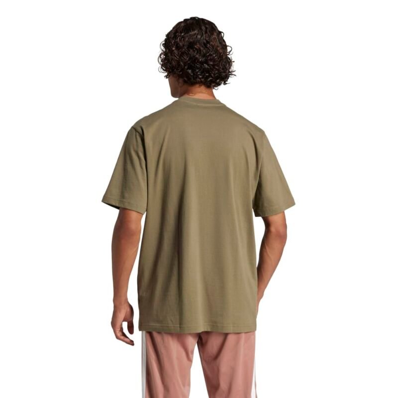 Adidas Marškinėliai Vyrams Medvilniniai Žali T-Shirts JE9001 - Image 2