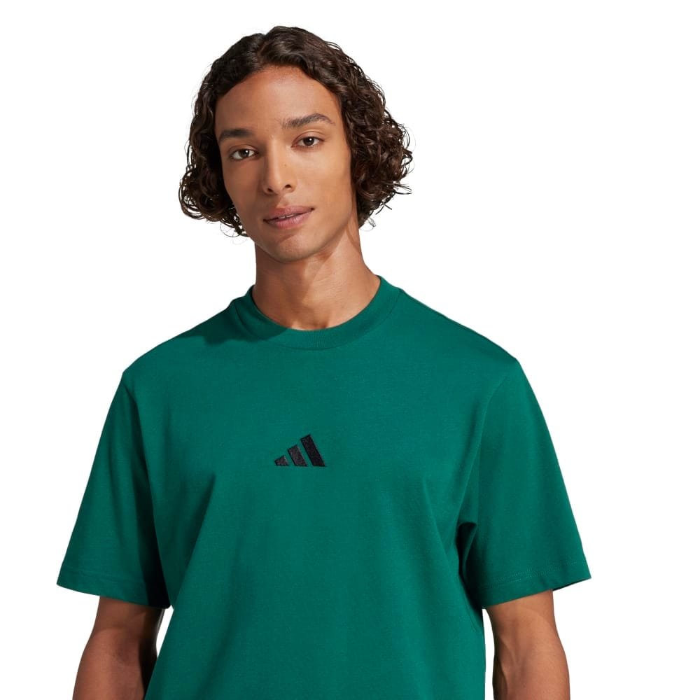 Adidas Marškinėliai Vyrams Medvilniniai Žalia SJ T-Shirts JF1096 - Image 4