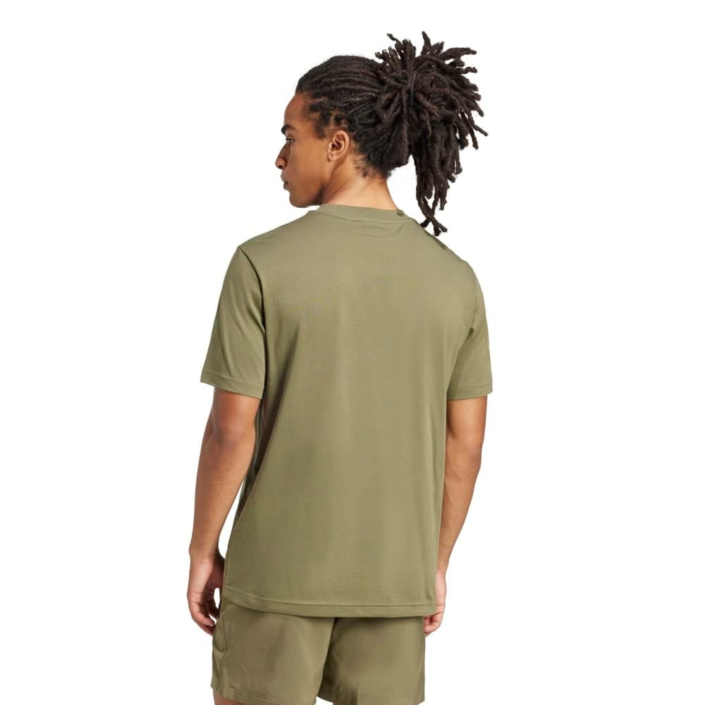 Adidas Marškinėliai Vyrams Medvilniniai Chaki SJ T-Shirts JF1097 - Image 2