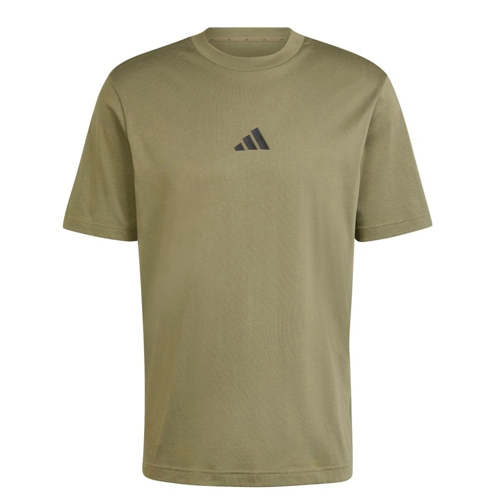 Adidas Marškinėliai Vyrams Medvilniniai Chaki SJ T-Shirts JF1097 - Image 6