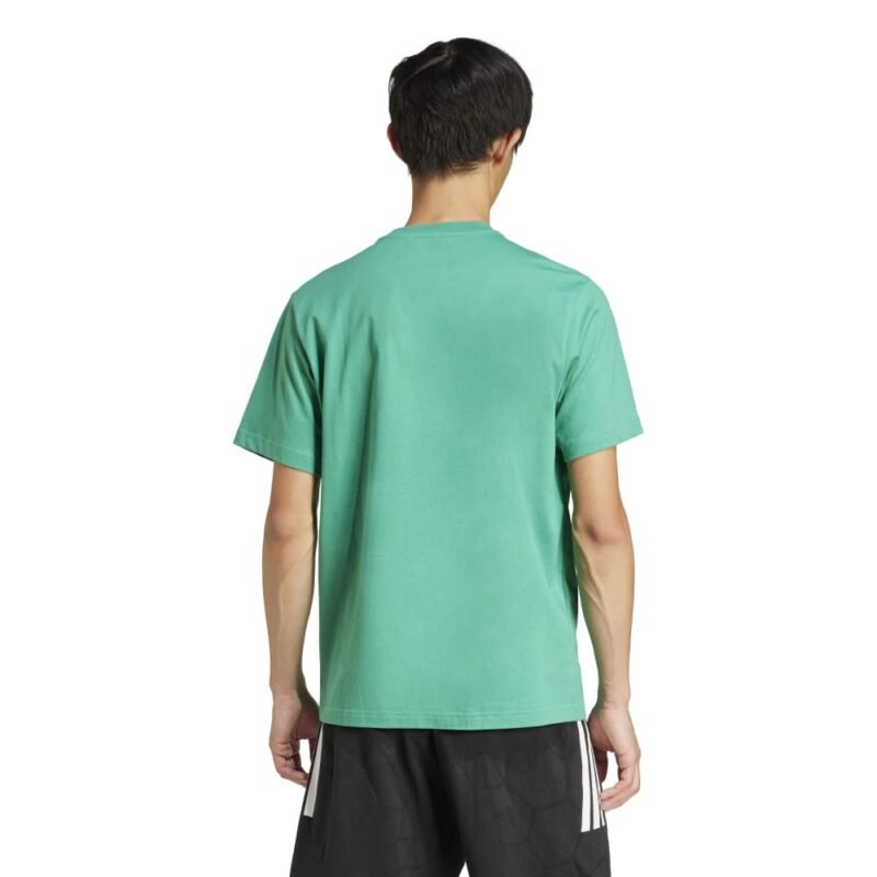 Adidas Marškinėliai Vyrams Medvilniniai Žali SJ T-Shirts JM0395 - Image 2