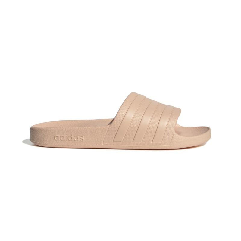 Adidas šlepetės moterims Adilette Aqua Slide JI2236 – persikinės įspiriamos šlepetės baseinui ir paplūdimiui