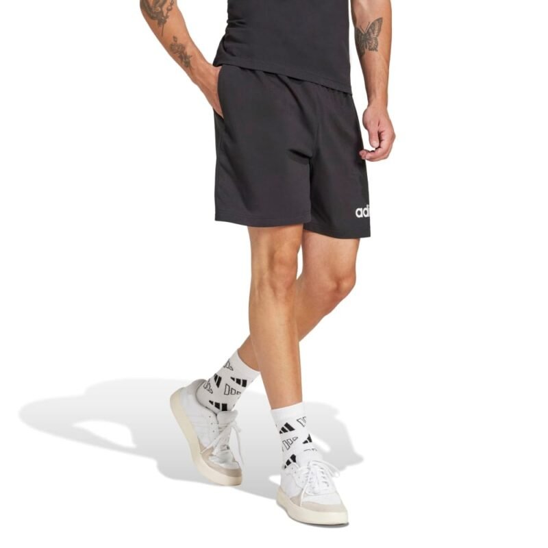 Adidas Šortai Vyrams Medvilniniai Juodi SJ Shorts JE9012 - Image 3