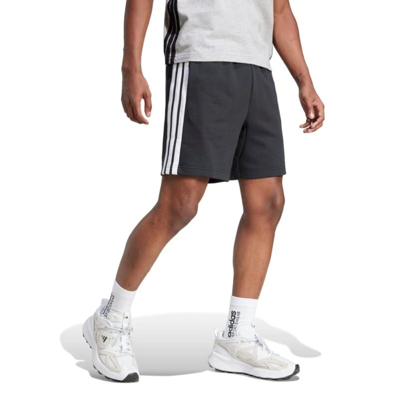 Adidas Šortai Vyrams Medvilniniai Juodi FT 3S Shorts JE6414 - Image 3