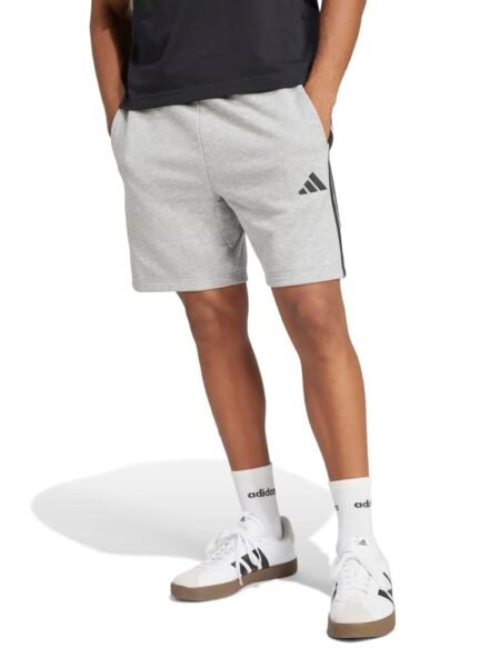 Adidas Šortai Vyrams Medvilniniai Pilki FT 3S Shorts JE6419