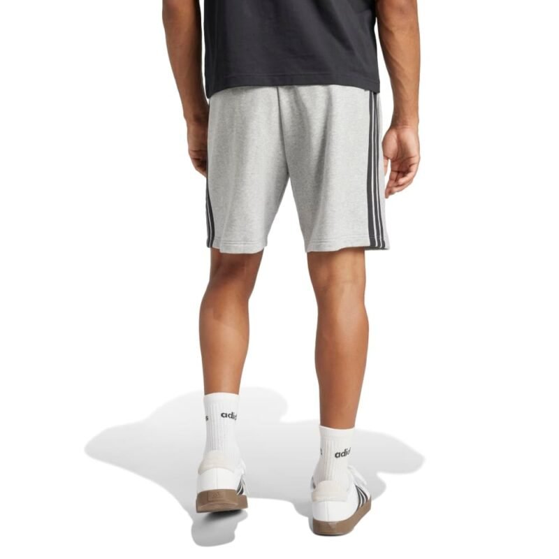 Adidas Šortai Vyrams Medvilniniai Pilki FT 3S Shorts JE6419 - Image 2