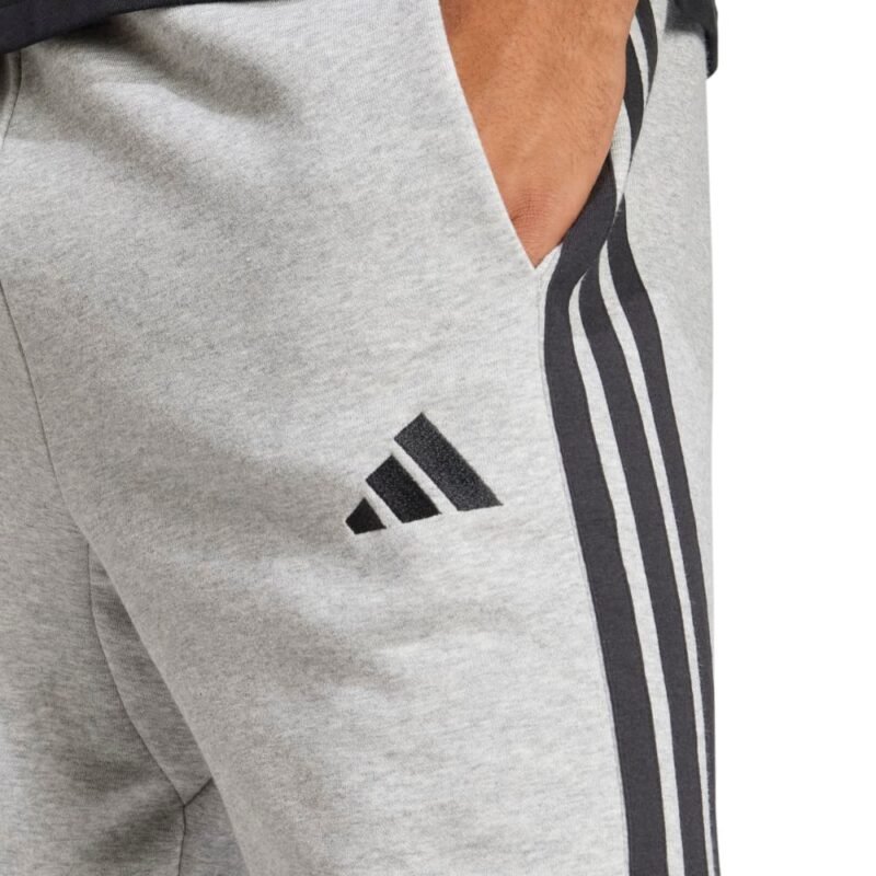 Adidas Šortai Vyrams Medvilniniai Pilki FT 3S Shorts JE6419 - Image 4