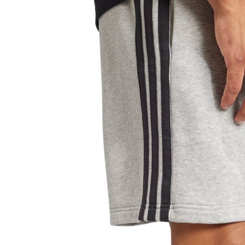 Adidas Šortai Vyrams Medvilniniai Pilki FT 3S Shorts JE6419 - Image 5