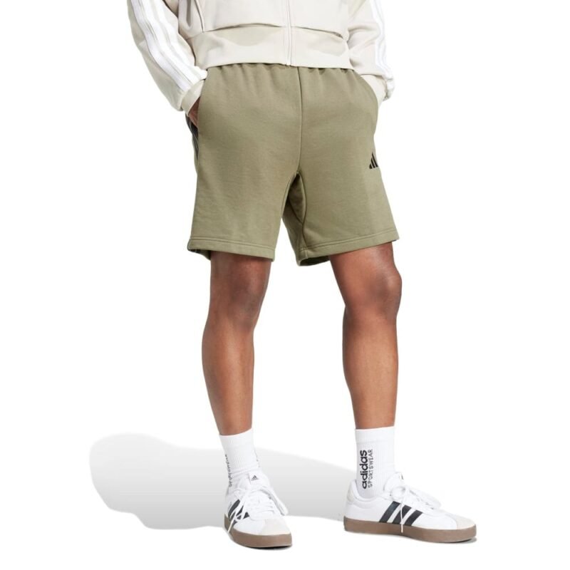 Adidas Šortai Vyrams Medvilniniai Žali FT 3S Shorts JE6416 - Image 3