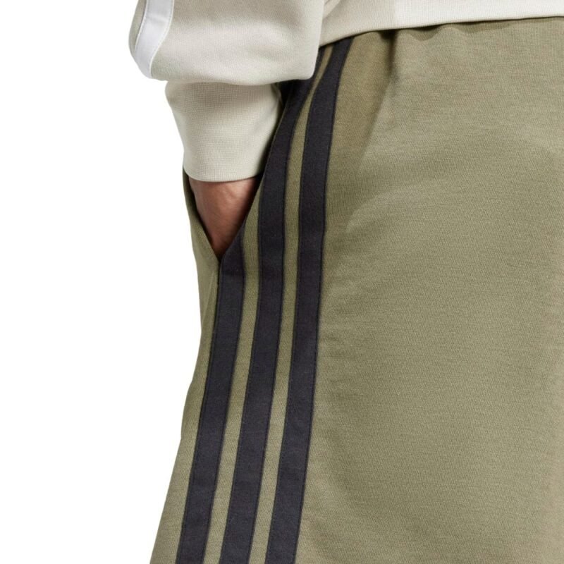 Adidas Šortai Vyrams Medvilniniai Žali FT 3S Shorts JE6416 - Image 5
