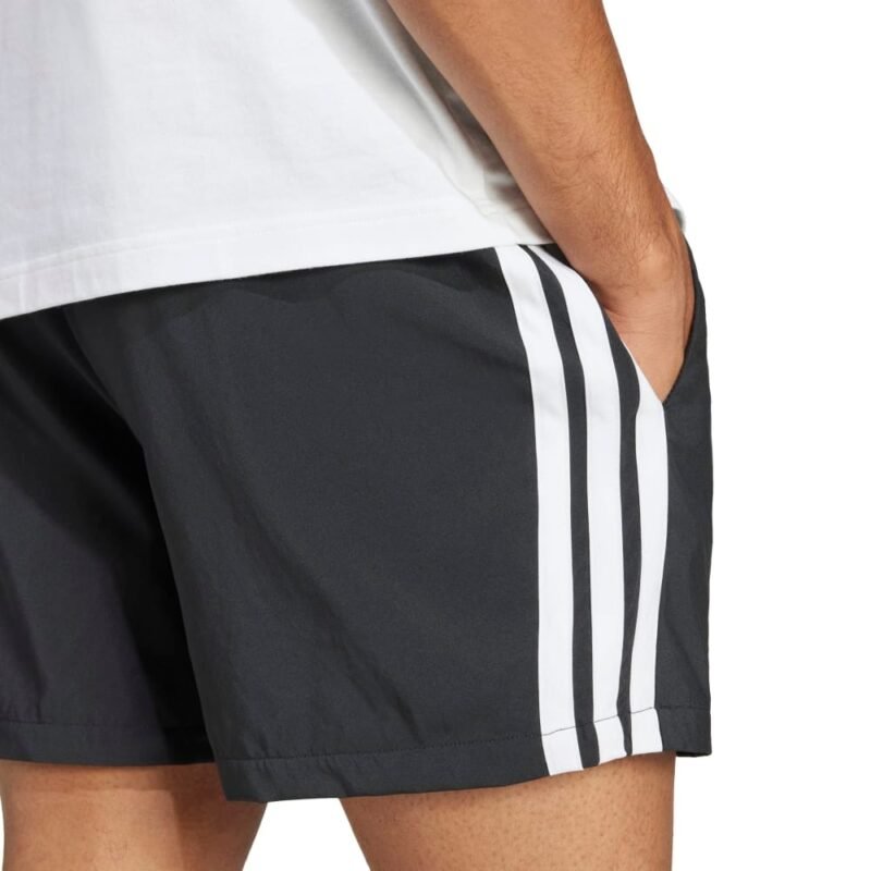 Adidas Šortai Vyrams Juodi 3-S Chelsea Shorts 5-Inch IM7850 - Image 3