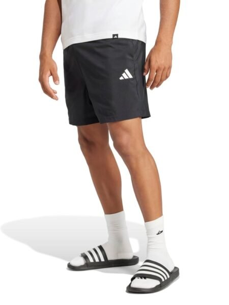 Adidas vyriški sportiniai šortai AeroReady Essentials Chelsea Small Logo Shorts JF1117 – juodi šortai vyrams