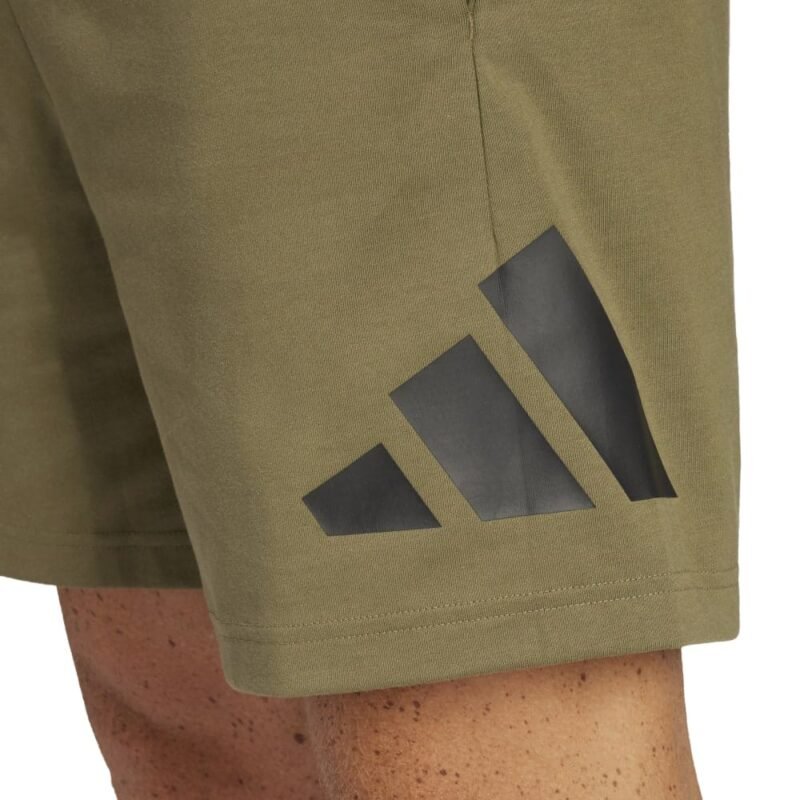 Adidas Šortai Vyrams Medvilniniai Žali SJ Shorts IN6184 - Image 4