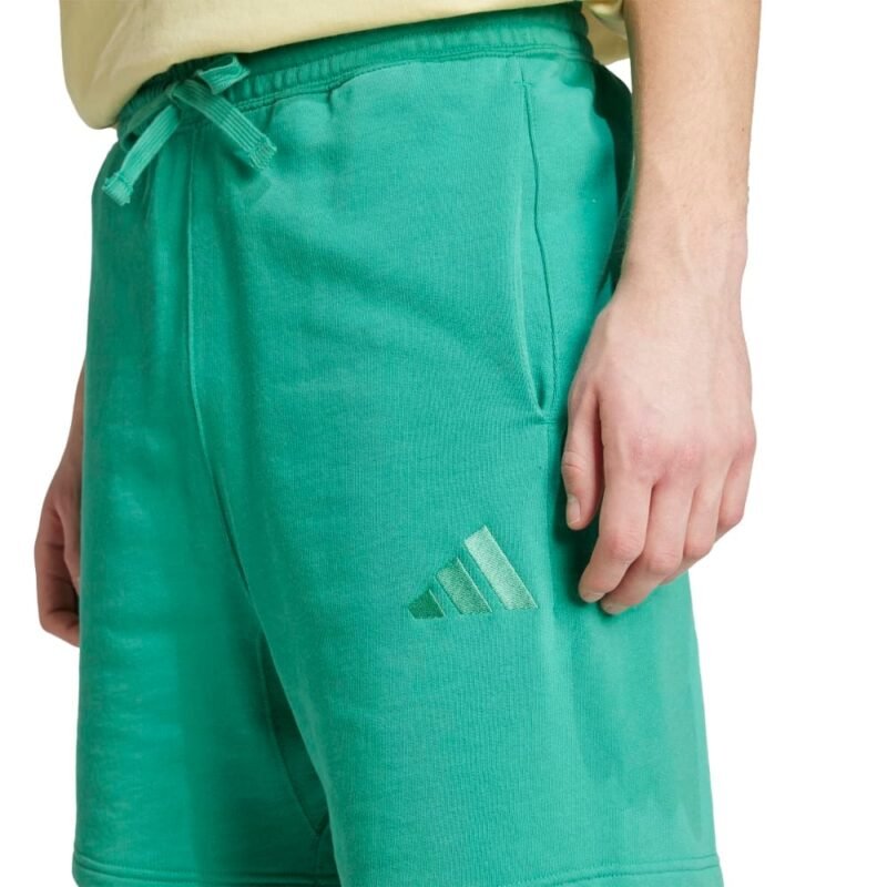 Adidas Šortai Vyrams Medvilniniai Žali FT ALL SZN Shorts JI6417 - Image 4