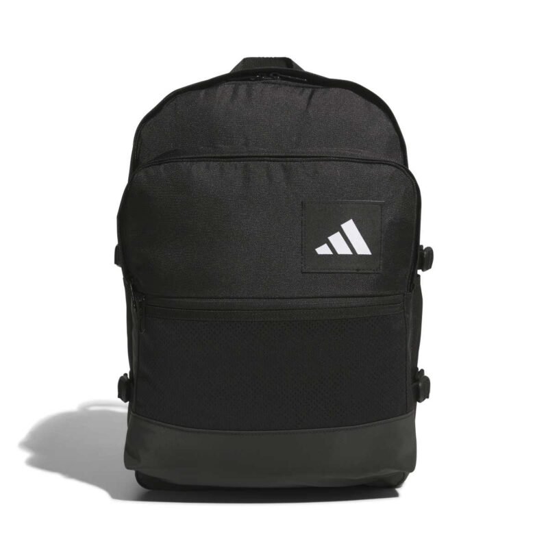 Adidas juoda kuprinė „Multi-Pocket Backpack“ JM7146 – 100% perdirbtas poliesteris, erdvi ir stilinga