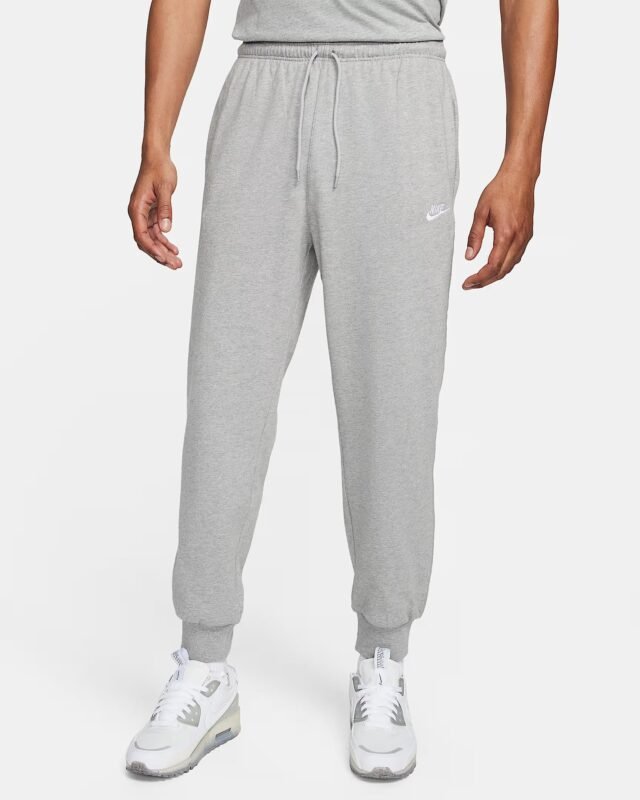 Nike vyriškos kelnės su manzetais pilkos M NK Club Knit Jogger FQ4330-063