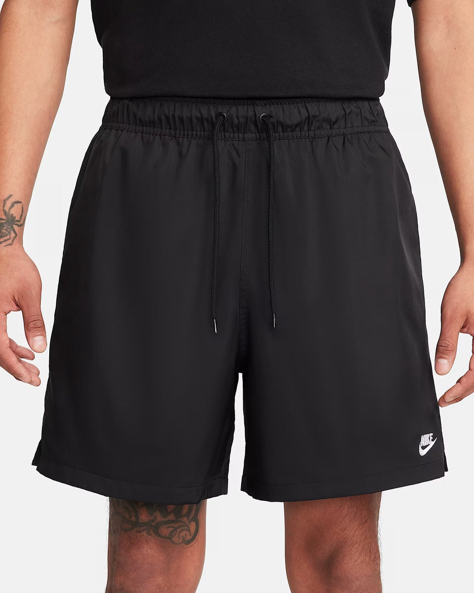 Nike Club Woven Flow Shorts FN3307-010 – Juodi Vyriški Šortai - Image 4