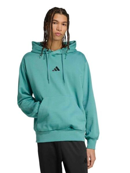 Adidas vyriškas džemperis su gobtuvu Essentials Fleece Feelcozy Hoodie žalias KB7650