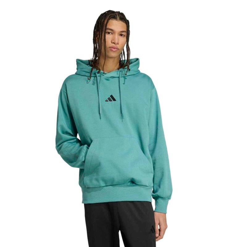 Adidas vyriškas džemperis su gobtuvu Essentials Fleece Feelcozy Hoodie žalias KB7650