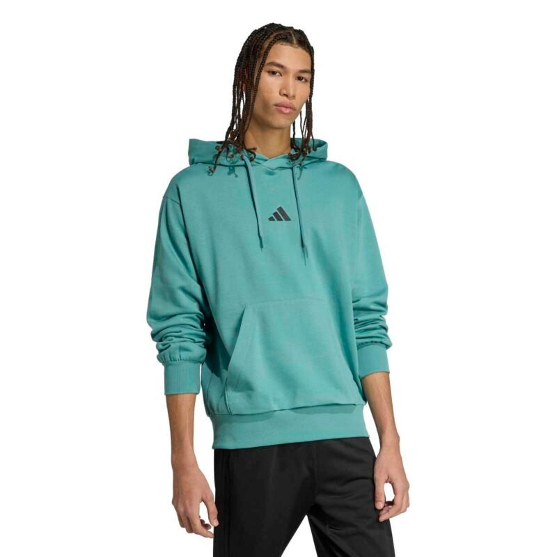 Adidas Džemperis Su Gobtuvu Vyrams Žalias FL Hoodie KB7650 - Image 3
