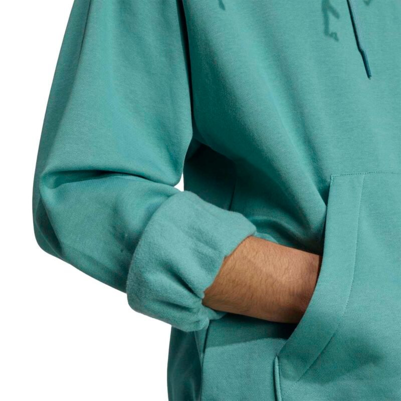 Adidas Džemperis Su Gobtuvu Vyrams Žalias FL Hoodie KB7650 - Image 5